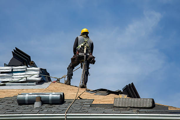 Professional Roof Installation technician working in Woodside, PA